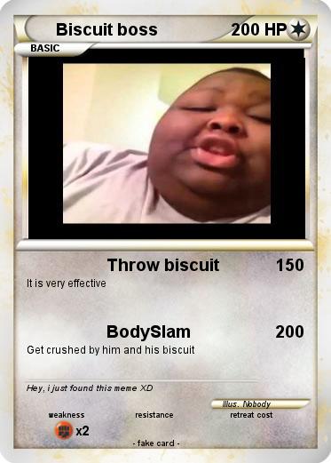 Pokemon Biscuit boss