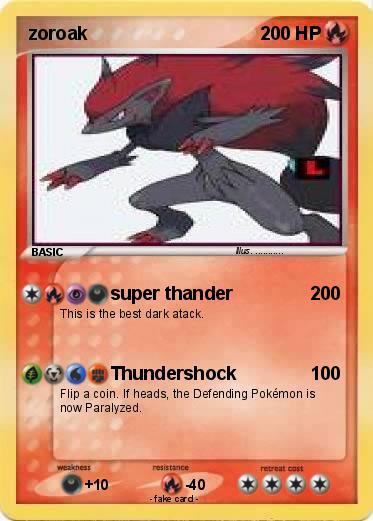 Pokemon zoroak