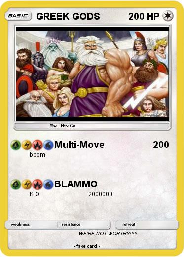 Pokemon GREEK GODS