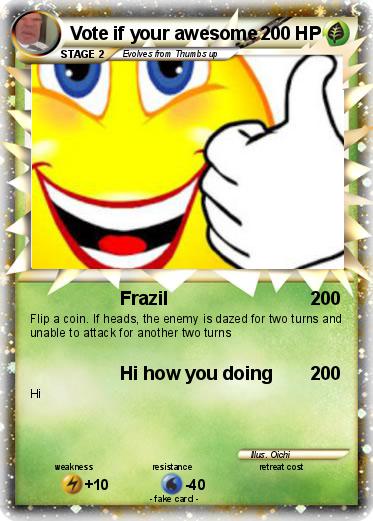 Pokemon Vote if your awesome