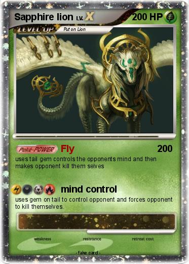 Pokemon Sapphire lion