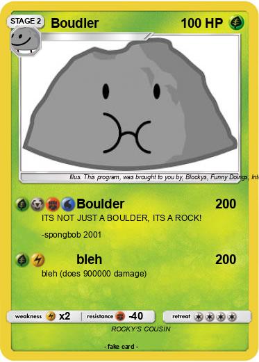 Pokemon Boudler