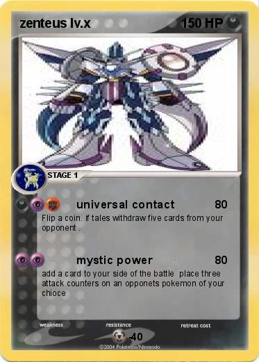 Pokemon zenteus lv.x