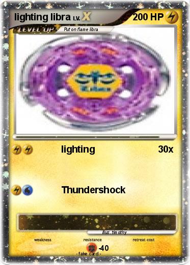 Pokemon lighting libra
