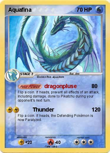 Pokemon Aquafina