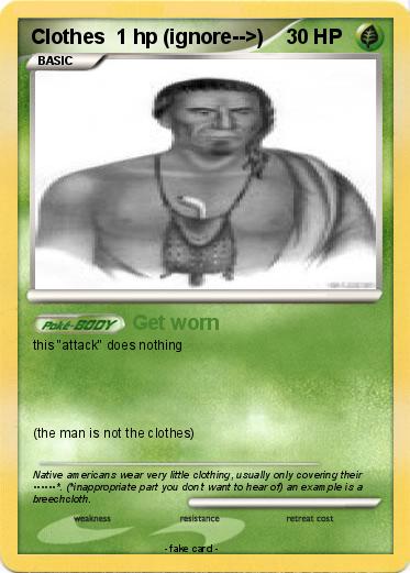 Pokemon Clothes  1 hp (ignore-->)