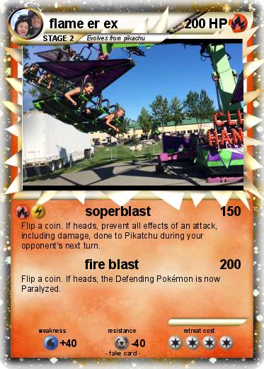 Pokemon flame er ex