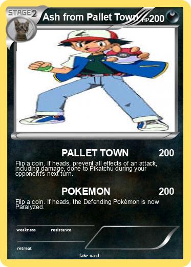 Pokemon Ash from Pallet Town