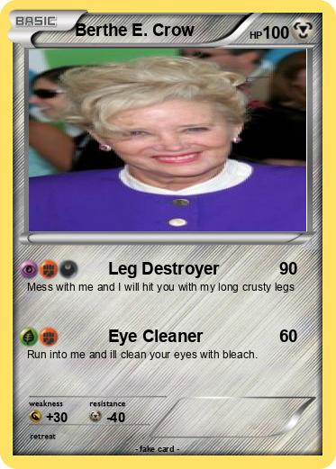 Pokemon Berthe E. Crow