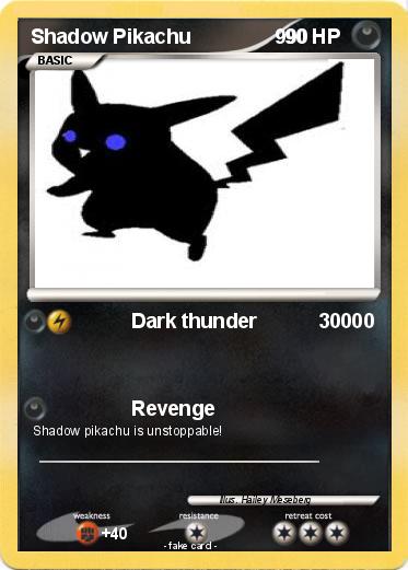 Pokemon Shadow Pikachu               990