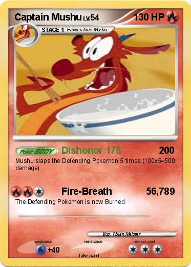 Pokemon Captain Mushu