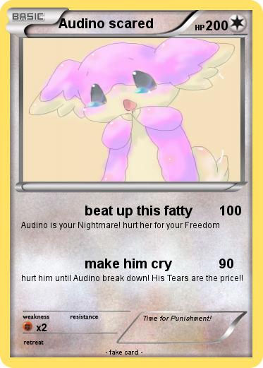 Pokemon Audino scared