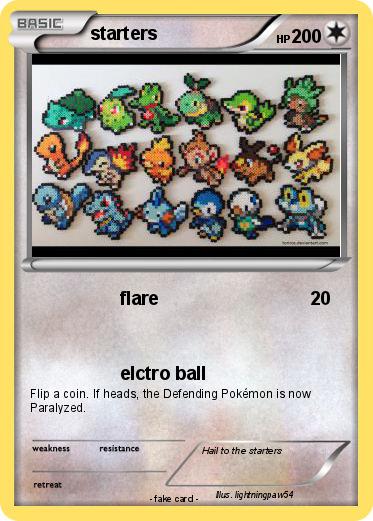 Pokemon starters