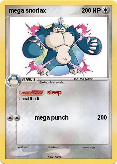 Pokemon mega snorlax