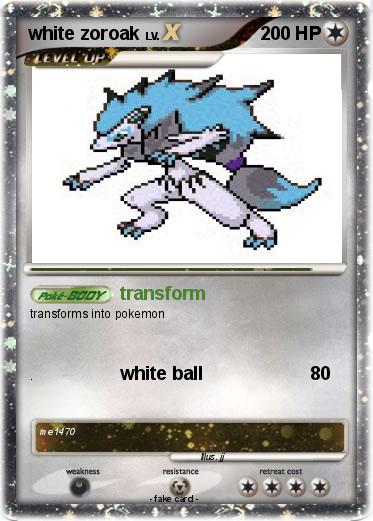 Pokemon white zoroak