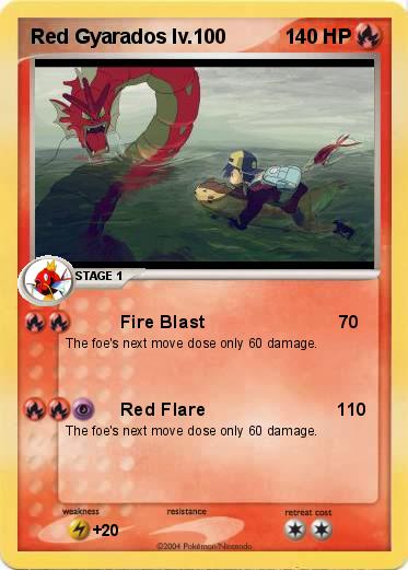Pokemon Red Gyarados lv.100