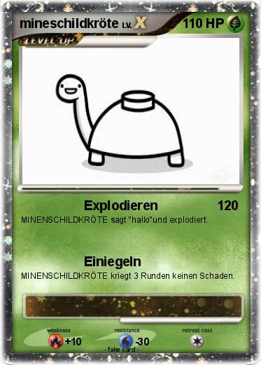Pokemon mineschildkröte