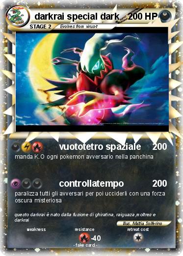 Pokemon darkrai special dark