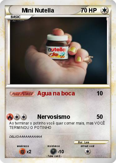 Pokemon Mini Nutella