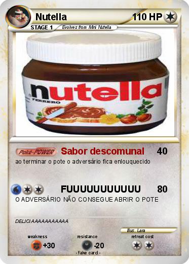 Pokemon Nutella