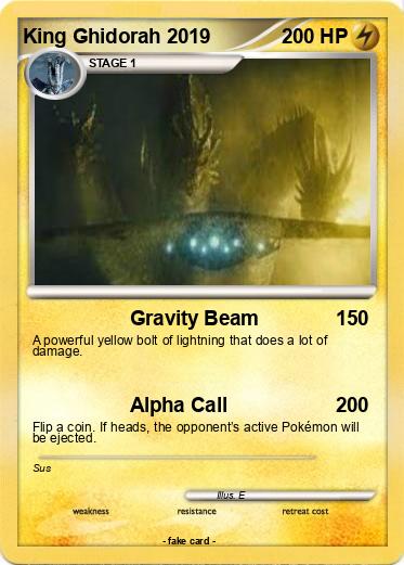 Pokemon King Ghidorah 2019