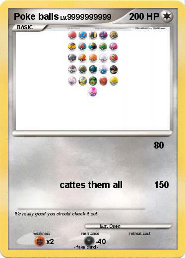 Pokemon Poke balls