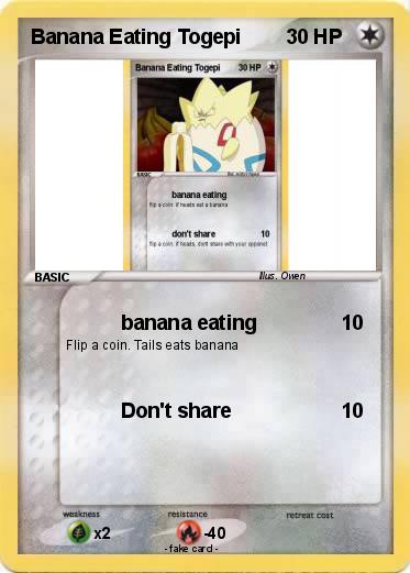Pokemon Banana Eating Togepi