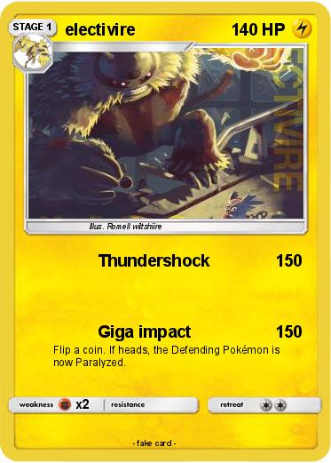 Pokemon electivire