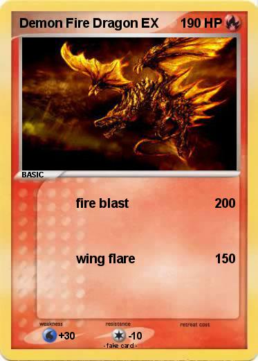 Pokemon Demon Fire Dragon EX