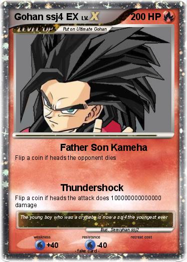 Pokemon Gohan ssj4 EX