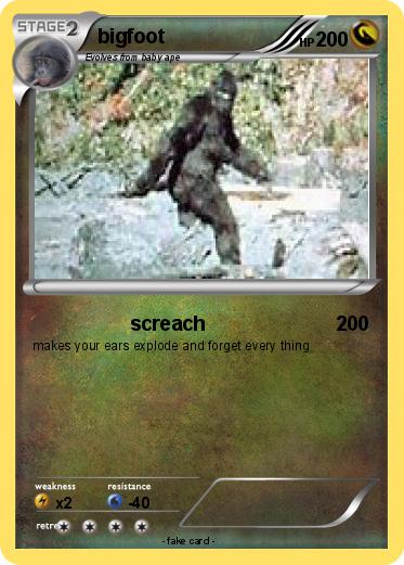 Pokemon bigfoot