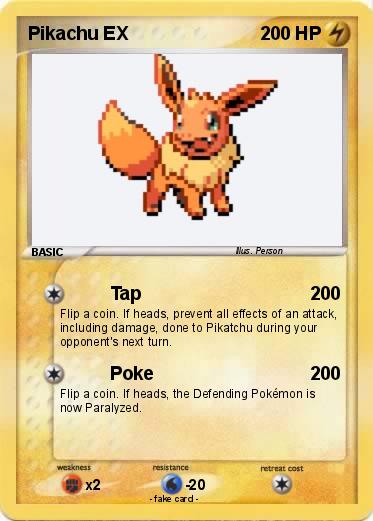 Pokemon Pikachu EX