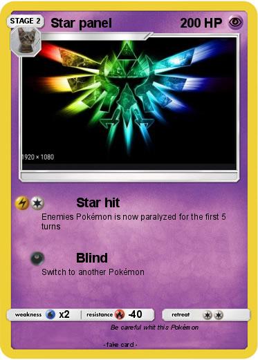 Pokemon Star panel