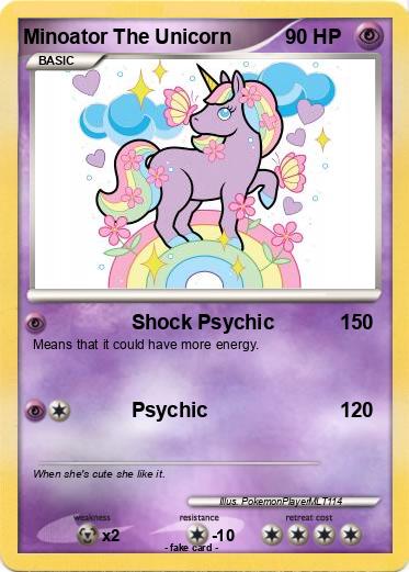 Pokemon Minoator The Unicorn