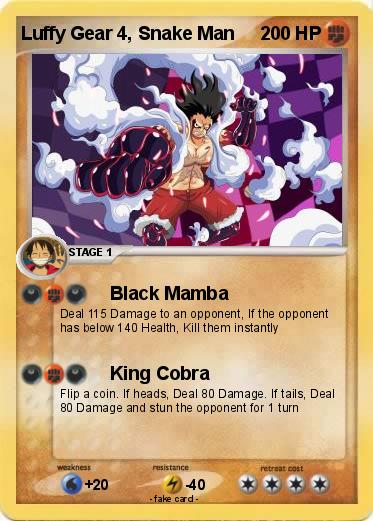 Pokemon Luffy Gear 4, Snake Man