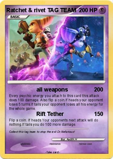 Pokemon Ratchet & rivet TAG TEAM