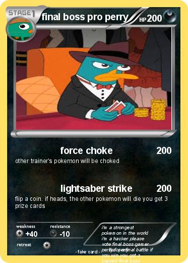 Pokemon final boss pro perry
