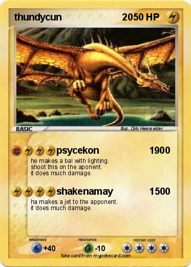 Pokemon thundycun                       20