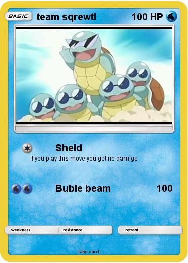 Pokemon team sqrewtl