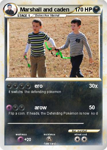 Pokemon Marshall and caden