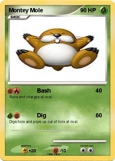 Pokemon Montey Mole