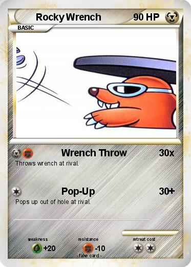 Pokemon Rocky Wrench