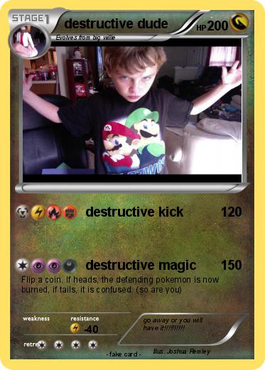 Pokemon destructive dude