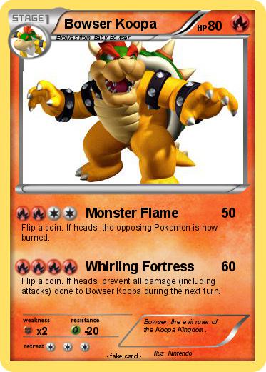 Pokemon Bowser Koopa
