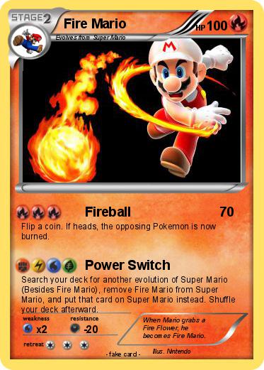 Pokemon Fire Mario