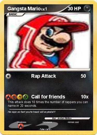 Pokemon Gangsta Mario
