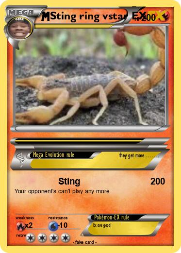 Pokemon Sting ring vstar EX