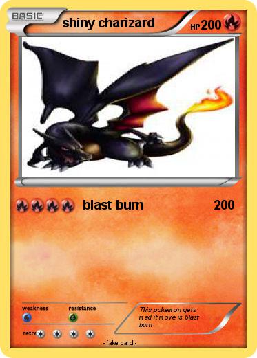 Pokemon shiny charizard