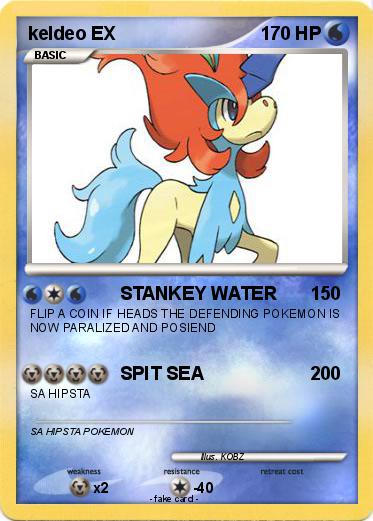 Pokemon keldeo EX