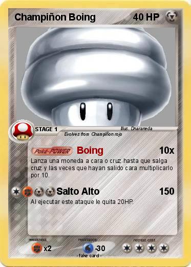 Pokemon Champiñon Boing